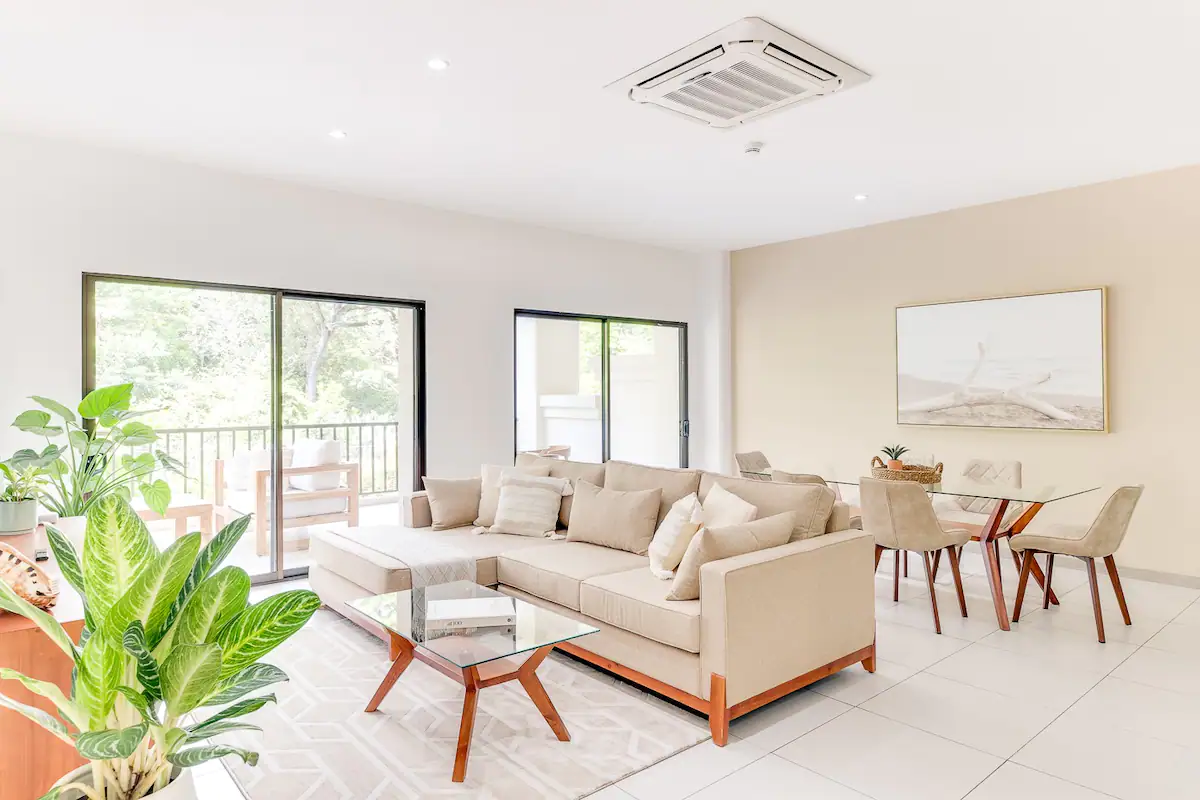 condo interior design Jaco Costa Rica coastal style Riviera