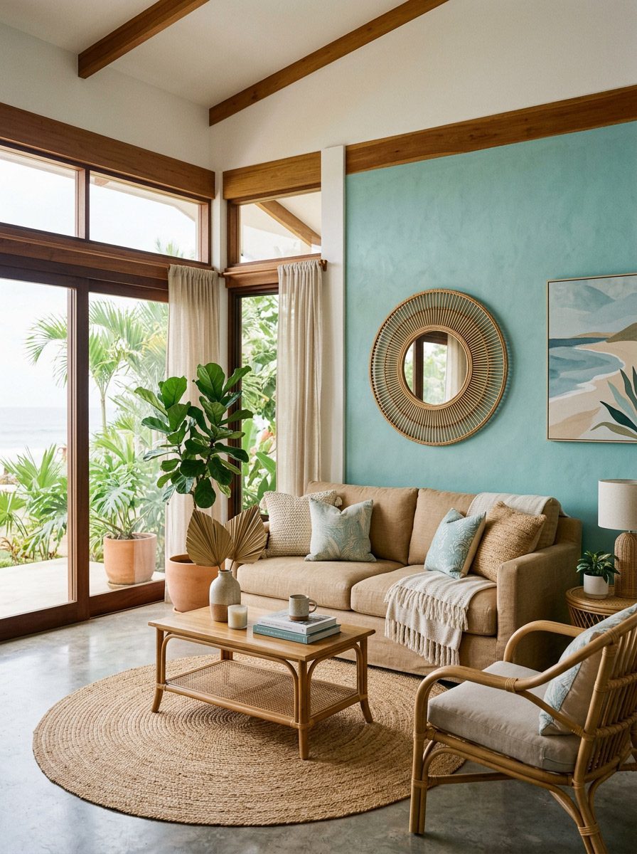 furniture colors interior design Costa Rica warm coastal palette Riviera