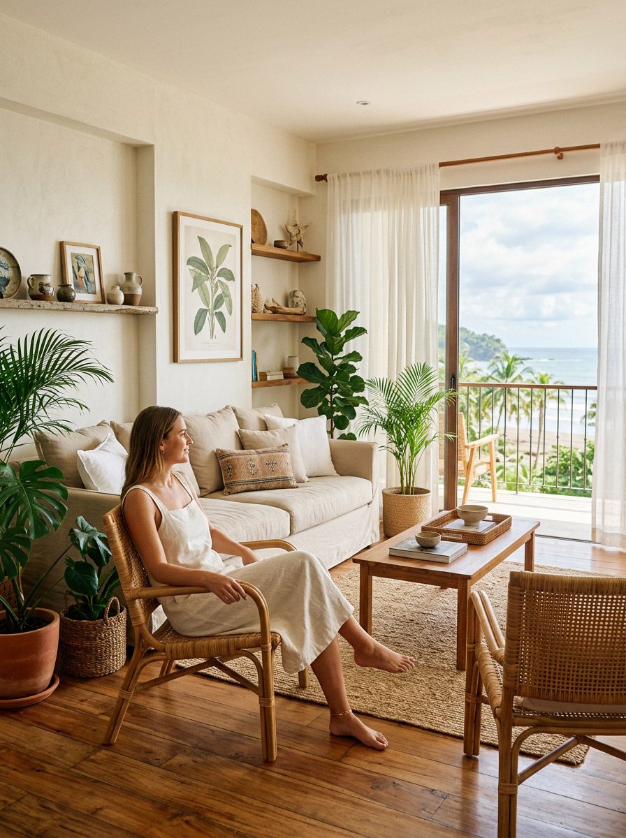 coastal style furniture Costa Rica relaxed elegance Riviera Jaco