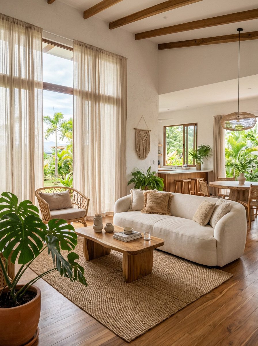peaceful home design Costa Rica mindful living Riviera Jaco Beach