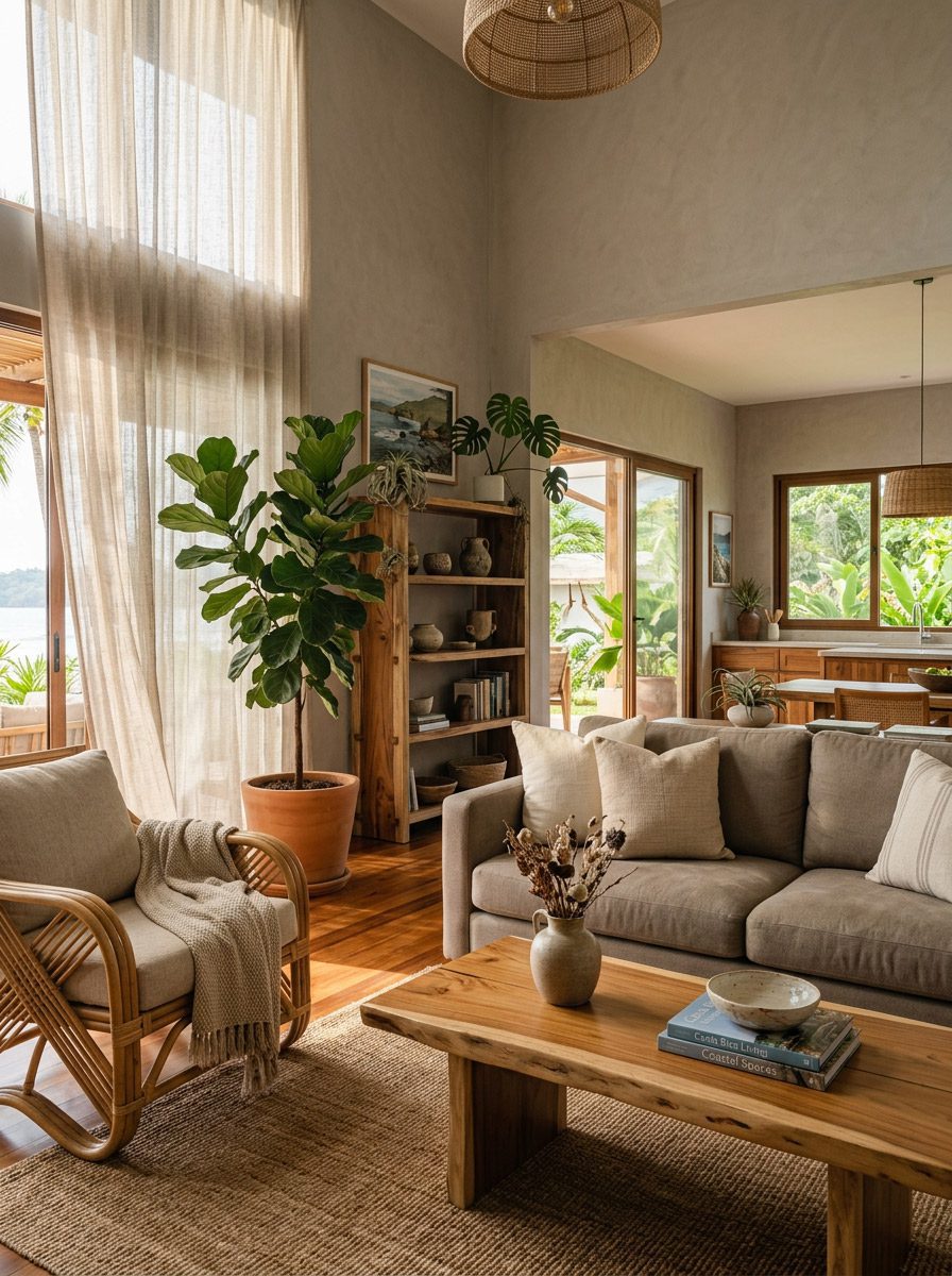 interior design trends Costa Rica 2026 greige neutral living room Riviera