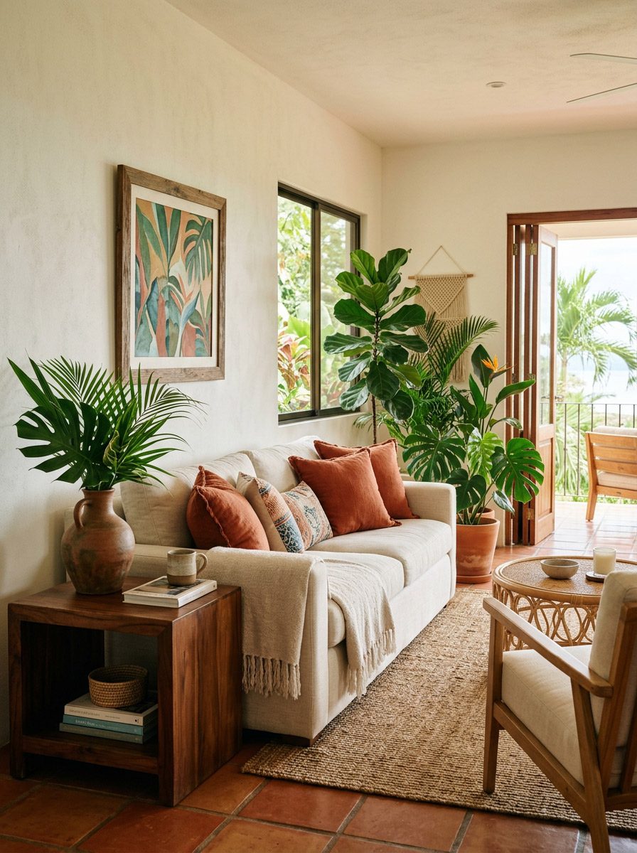 interior design trends Costa Rica 2026 terracotta warm tones Riviera Jaco