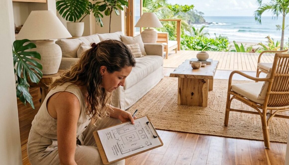 furniture space planning Costa Rica Jaco home interior