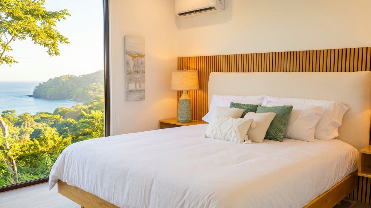 Luxury new development bedroom Jacó Beach Costa Rica — Riviera Home Furniture