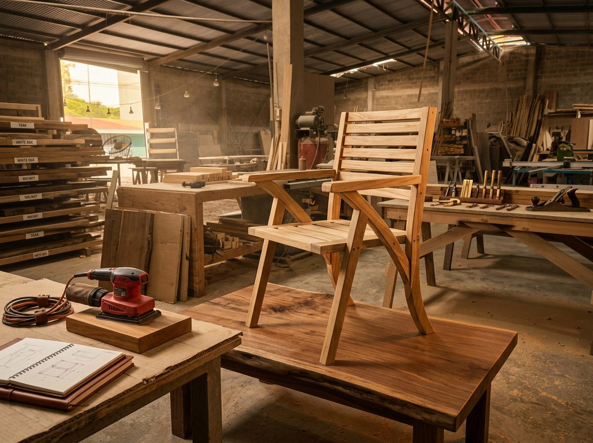 Custom-made furniture, Riviera workshop Jacó
