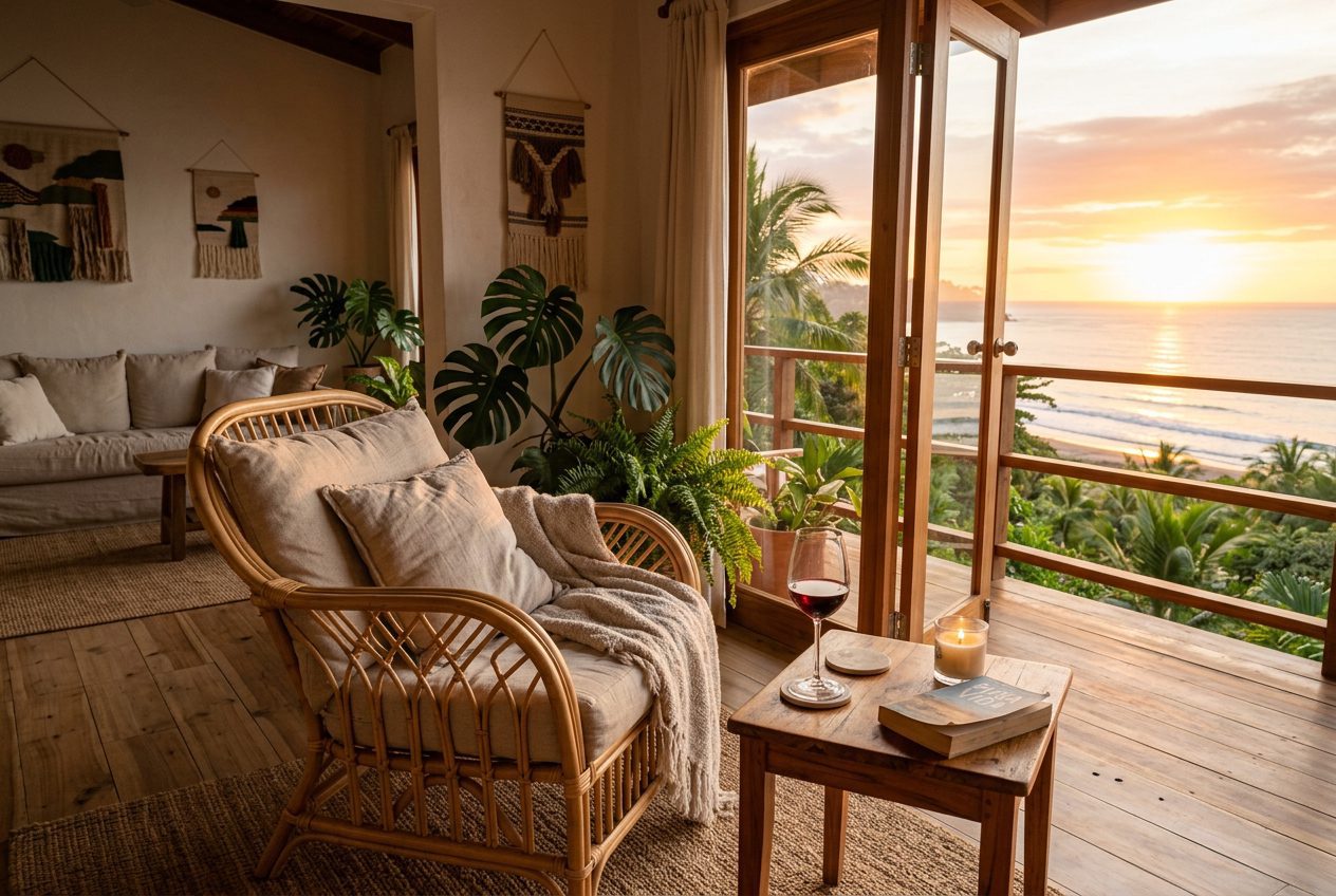 Coastal living room, warm and comfortable — Your Own Sweet Home, Riviera Home Furniture Jacó