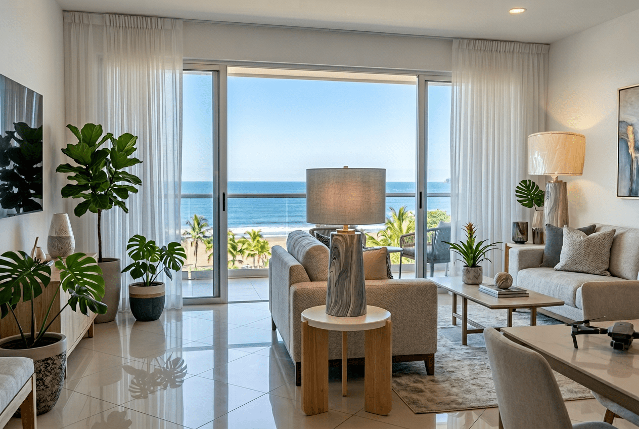 Sculptural floor lamp detail — Riviera Home Furniture imported collections