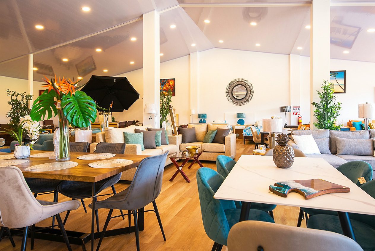 Two-story furniture showroom in Jacó, Costa Rica — Riviera Home Furniture