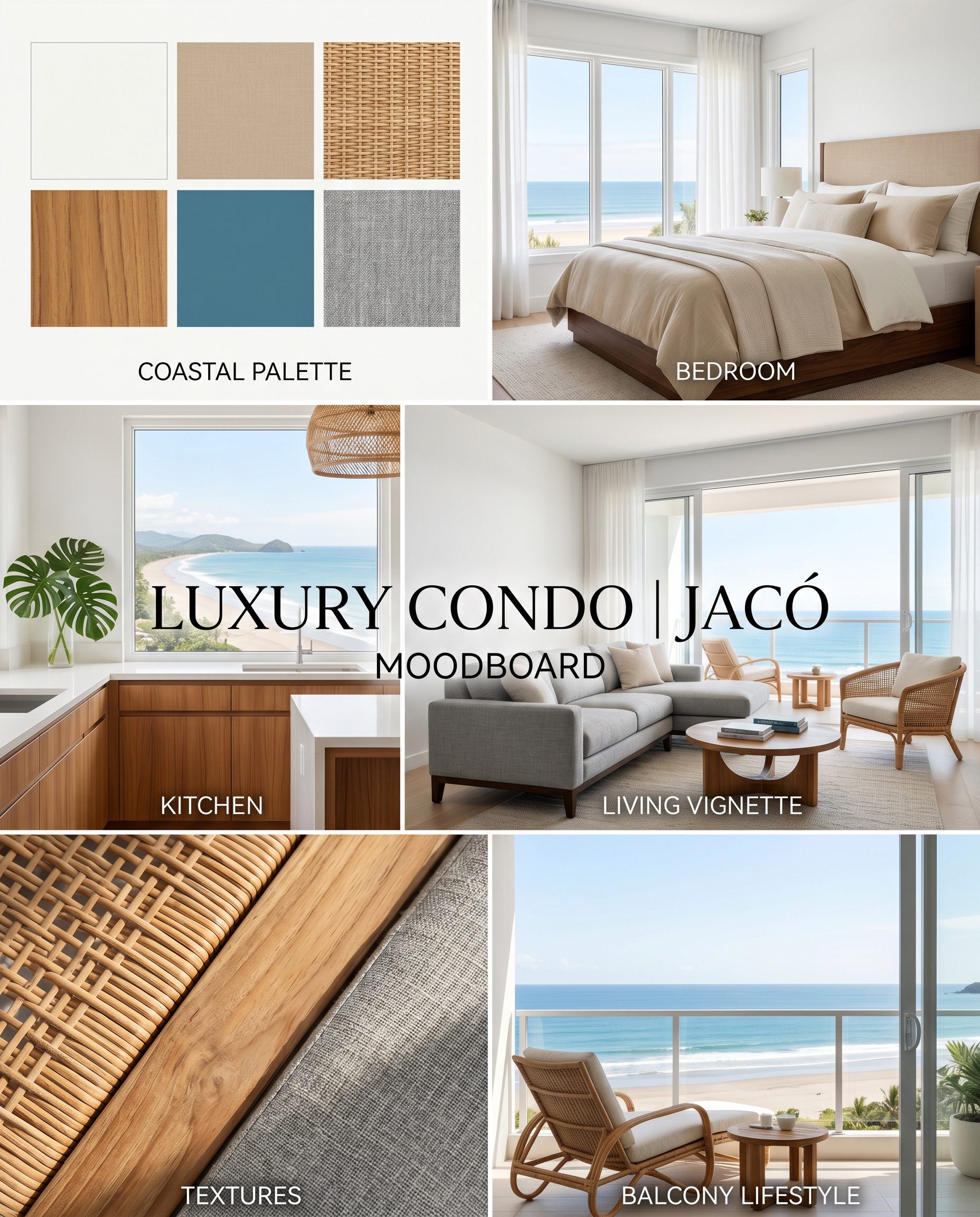 Turnkey mood board — Riviera Home Furniture Pacific coast