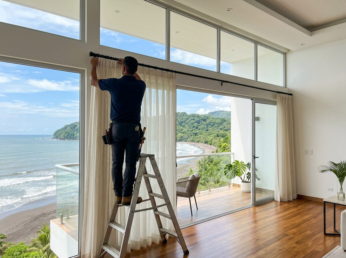 Custom curtains and window treatments, Jacó Costa Rica