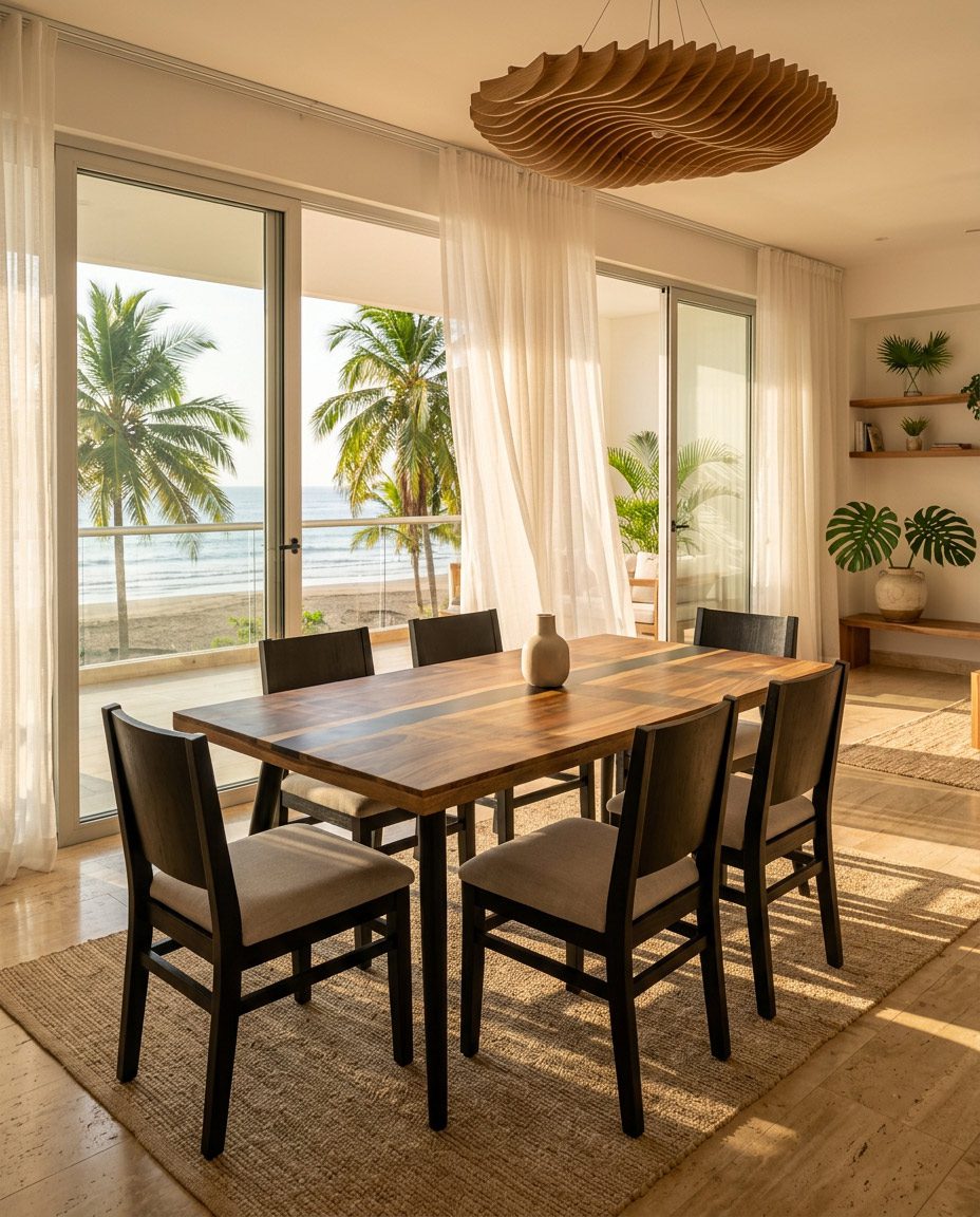 Furnished condo bedroom — Riviera Home Furniture Pacific coast