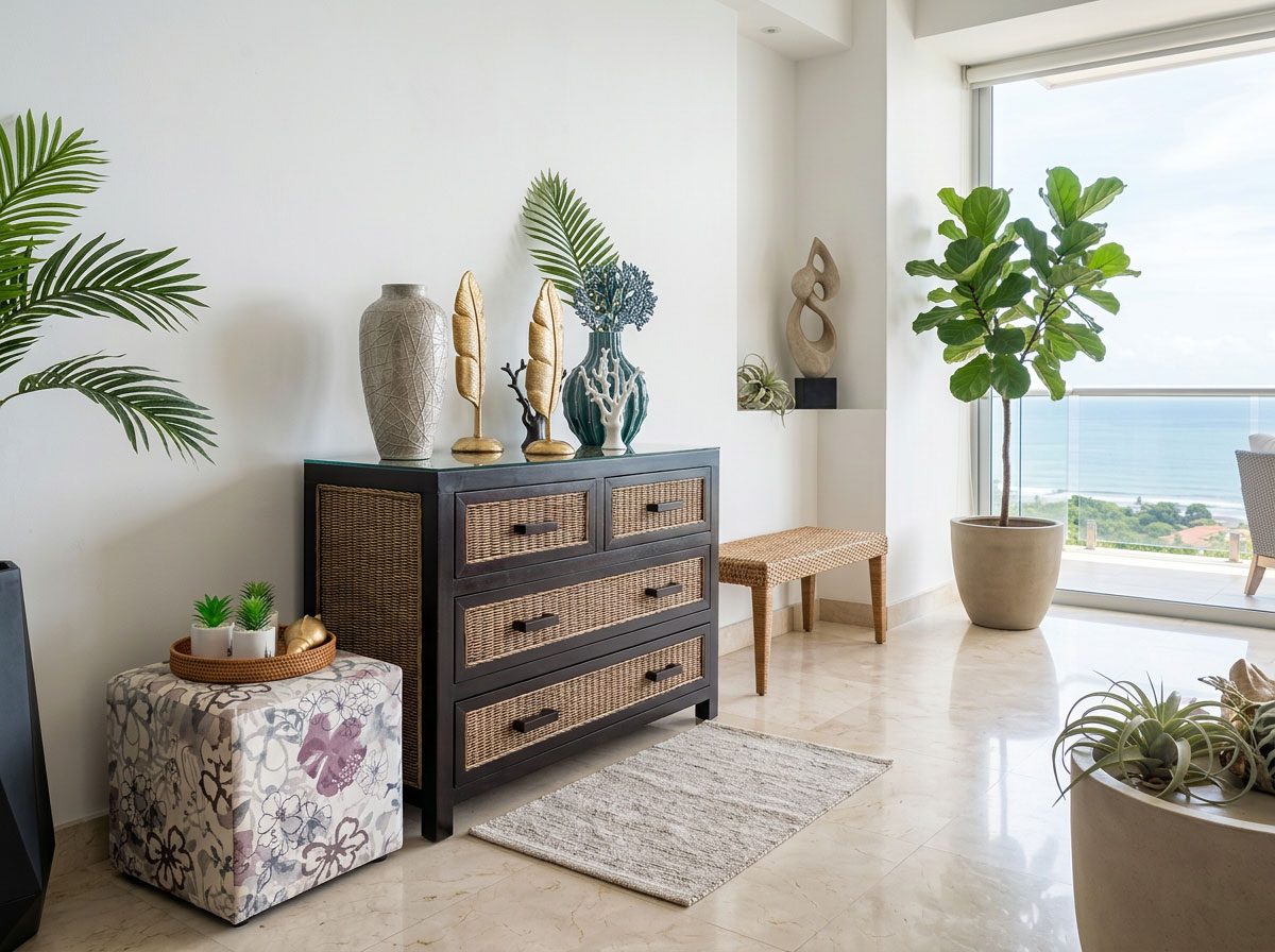Rattan and teak furniture chosen for the Pacific coast climate — Riviera Home Furniture